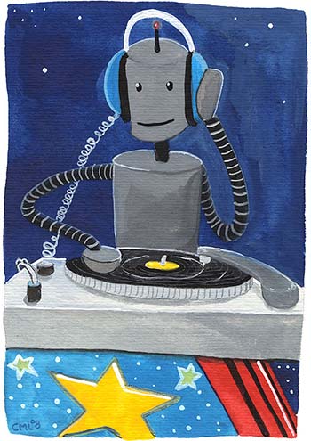 robot dj