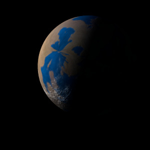 The artist's impression of 109 Psc c artist's rendition
