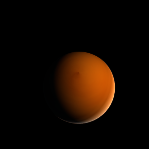 The artist's impression of 1SWASP J1407 b artist's rendition