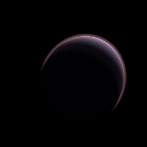The artist's impression of 2M0437 b artist's rendition