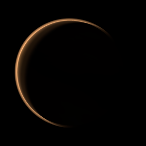 The artist's impression of 2M0444 artist's rendition