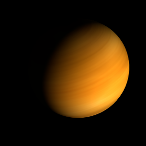 The artist's impression of 2MASS J0249-0557B artist's rendition