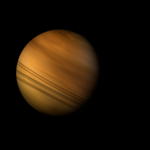 The artist's impression of 2MASS J0318-3421 artist's rendition