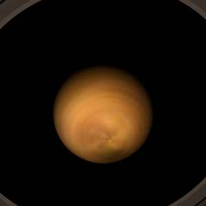 The artist's impression of 2MASS J0414+2811 artist's rendition