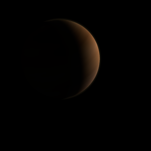 The artist's impression of 2MASS J0439+2336 artist's rendition