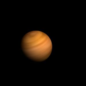 The artist's impression of 2MASS J0445-3048 artist's rendition