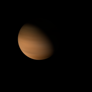 The artist's impression of 2MASS J0624-4521 artist's rendition