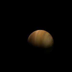 The artist's impression of 2MASS J0652-57 b artist's rendition