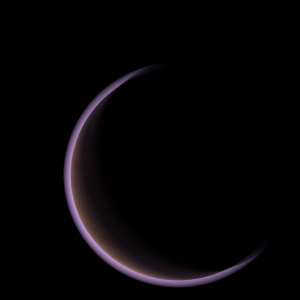 The artist's impression of 2MASS J0742+2055 artist's rendition