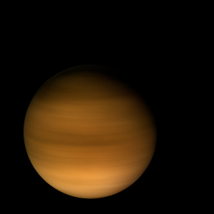 The artist's impression of 2MASS J0830+0128 artist's rendition