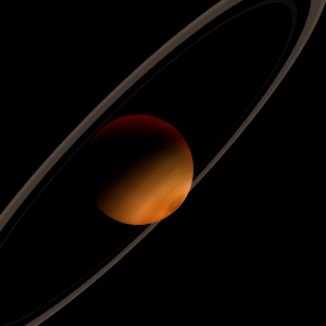 The artist's impression of 2MASS J1415+5724 b artist's rendition