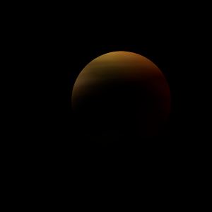 The artist's impression of 2MASS J1534-2952 b artist's rendition