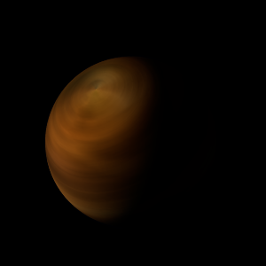 The artist's impression of 2MASS J1546-3325 artist's rendition