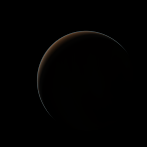 The artist's impression of 2MASS J1552+2948 artist's rendition