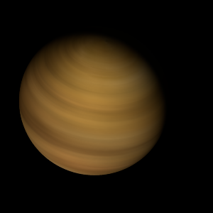 The artist's impression of 2MASS J2140+1625 b artist's rendition