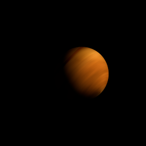 The artist's impression of 2MASS J2333-1240 b artist's rendition