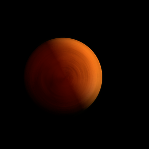 The artist's impression of 61 Vir c artist's rendition
