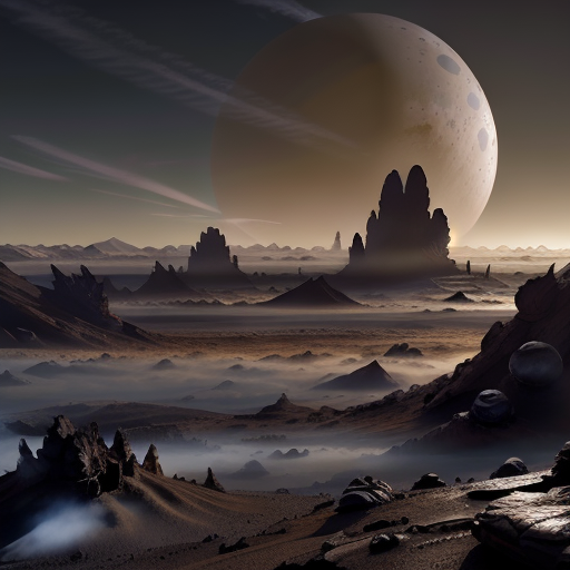 The artist's impression of BD-21 397 c artist's rendition