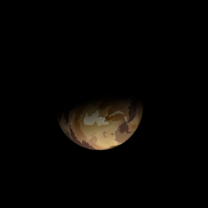 The artist's impression of BD+63 974 b artist's rendition