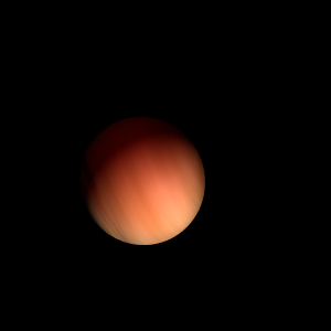 The artist's impression of BPS CS 22963-0014 b artist's rendition