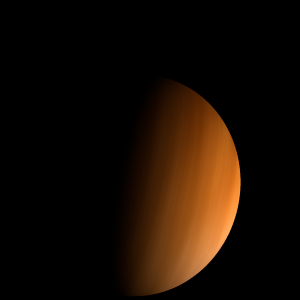 The artist's impression of CD-24 407 b artist's rendition
