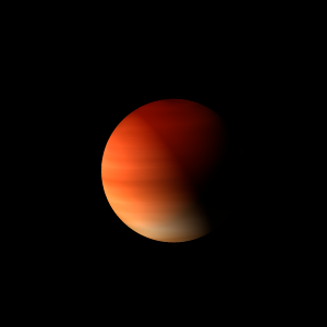 The artist's impression of CD-42 11721 b artist's rendition