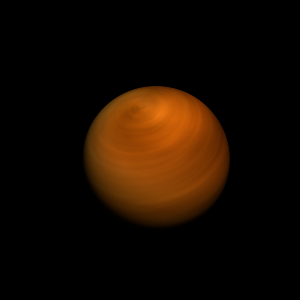 The artist's impression of CFHT-Pl-12 artist's rendition