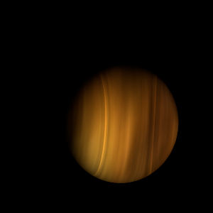 The artist's impression of CFHT-Pl-12 b artist's rendition