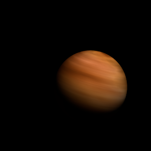 The artist's impression of CFHT-PL-6 artist's rendition
