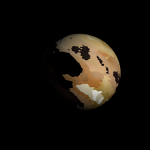 The artist's impression of Chang 134 b artist's rendition
