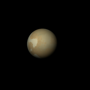 The artist's impression of chi Vir b artist's rendition