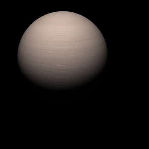 The artist's impression of CoRoT-2 Ab artist's rendition