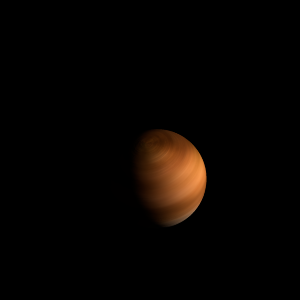 The artist's impression of CoRoT-32 b artist's rendition