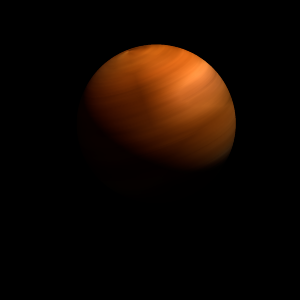 The artist's impression of CoRoT-3 b artist's rendition
