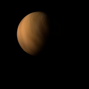 The artist's impression of CoRoT-7 b artist's rendition