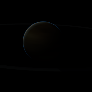 The artist's impression of CWISE J0137+3423 b artist's rendition