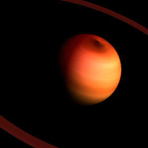 The artist's impression of DENIS J1546-2556 artist's rendition