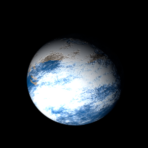 The artist's impression of EPIC 201170410 b artist's rendition
