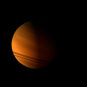 The artist's impression of G 165-52 b artist's rendition