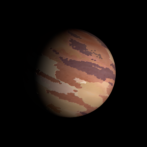 The artist's impression of G 178-27 b artist's rendition