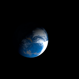 The artist's impression of G 190-10 b artist's rendition