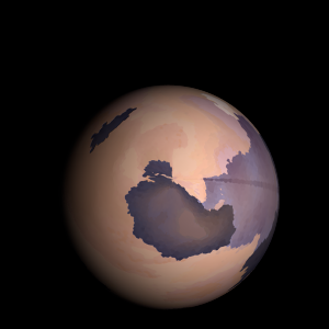The artist's impression of G 261-6 b artist's rendition