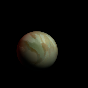 The artist's impression of Gaia-3 b artist's rendition