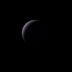 The artist's impression of GALEX J0718+3731 b artist's rendition