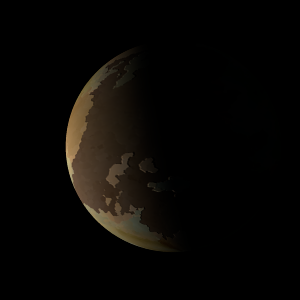 The artist's impression of gam Psc b artist's rendition
