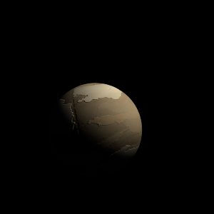 The artist's impression of GJ 1132 c artist's rendition