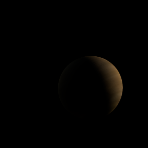 The artist's impression of GJ 1214 b artist's rendition