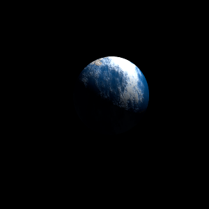 The artist's impression of GJ 179 c artist's rendition