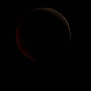 The artist's impression of GJ 273 b artist's rendition