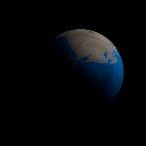 The artist's impression of GJ 273 d artist's rendition